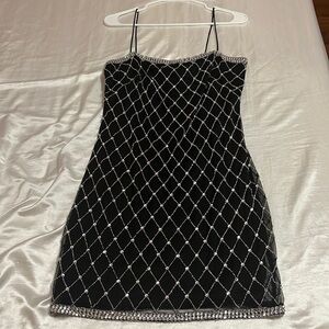 Aidan Mattox Rhinestone Mini